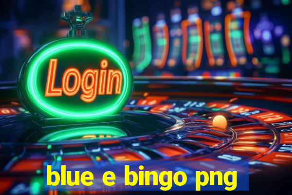 blue e bingo png